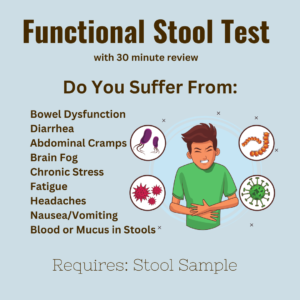 Functional Stool Test with 30 minute review